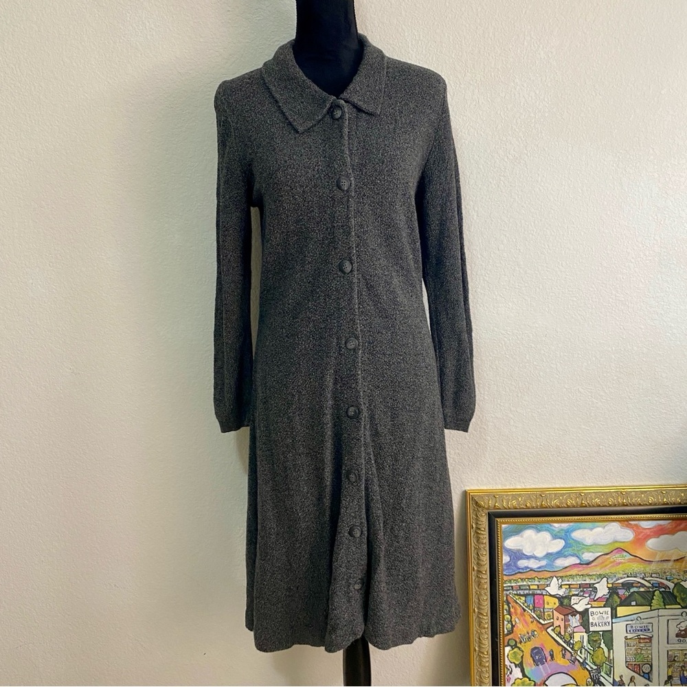 Vintage Stephanie Schuster for Princess Knitwear Cardigan‎ High End Size S Gray